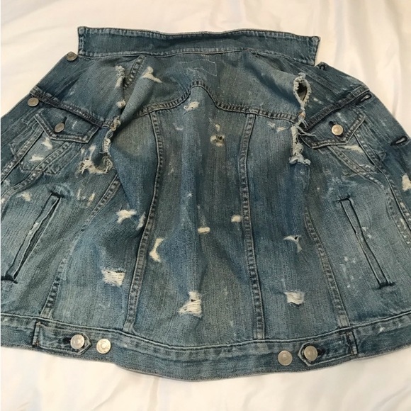 Rag and Bone Denim distressed Vest - Picture 7 of 8